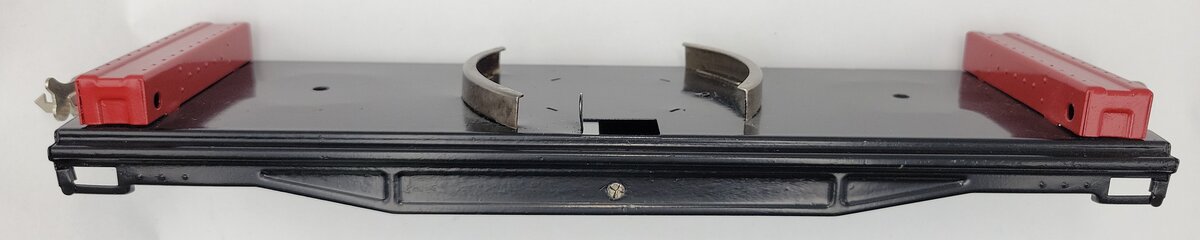 Lionel 219-2 Black Derrick Car Frame with Couplers, Weights and Track Clamp