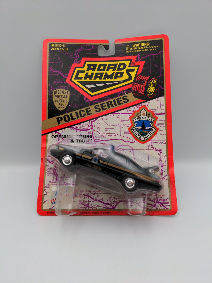 Road Champs 6430-32 1:43 Diecast Police Series Vermont State Police