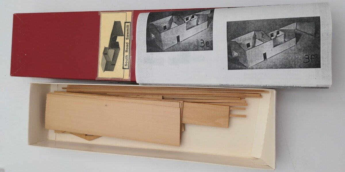 Rensselaer Modelworks 103 HO Scale South Road Sawmill Wood & Plastic Kit