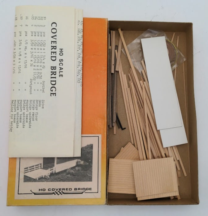 Sugar Pine Models 113 HO Scale Covered Bridge Building Kit