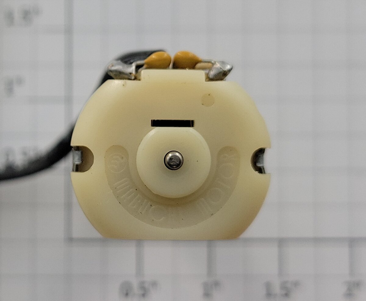 Mabuchi 61298 12-Volt DC Can Motor with Harness and Worm Gear