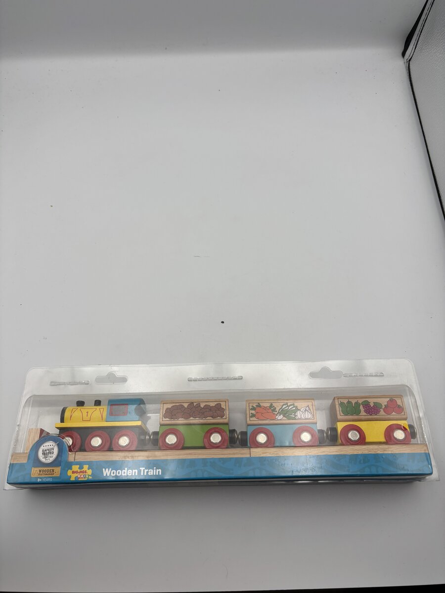 Big Jig Rails BJT180 Wooden Train/Fruit & Veg Train