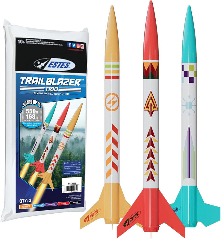 Estes 0654 Trailblazer Trio Model Rocket Kit