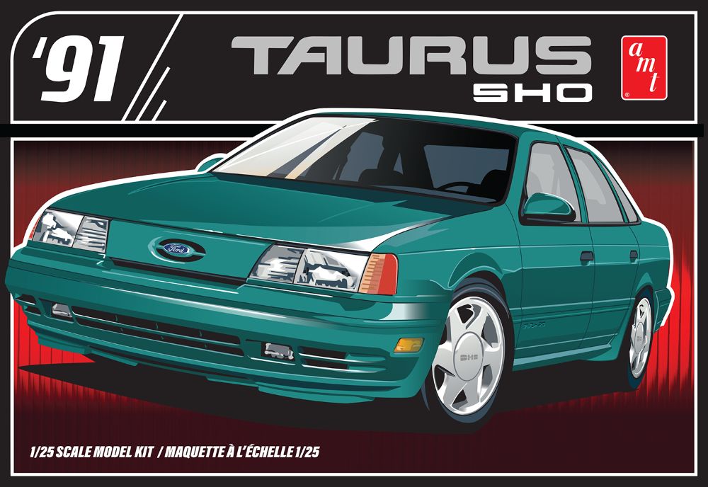 AMT 1554 1:25 1991 Ford Taurus Car Plastic Model Kit