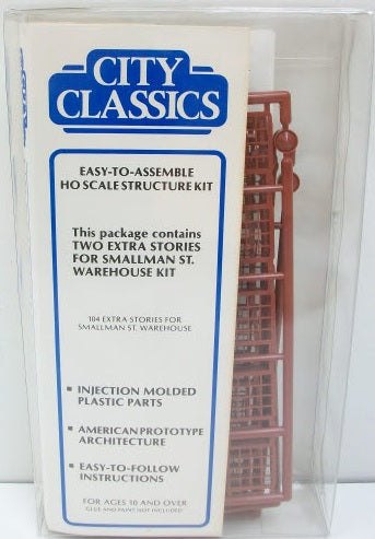 City Classics 104 HO 2 BrownExtra Stories for Smallman St Warehouse Building Kit