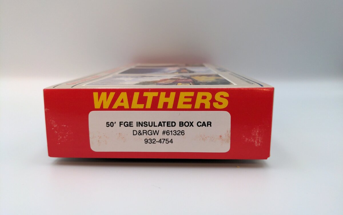 Walthers 932-4754 HO Scale D&RGW 50' FGE Insulated Boxcar