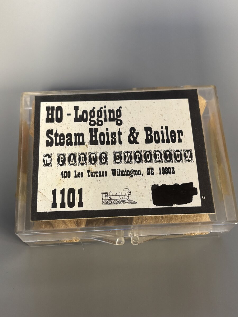 The Parts Emporium 1101 HO Logging Steam Hoist & Boiler