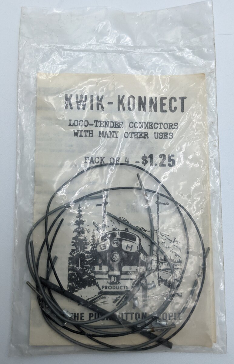 The Pushbutton People Kwik-Konnect Locomotive Tender Connectors with Many Uses
