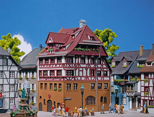 Faller 194932 HO Scale Large Quarter House Model Building Kit