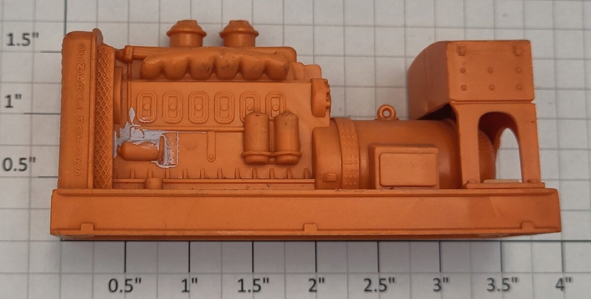 Lionel 12848-26 Orange Diesel Motor Assembly