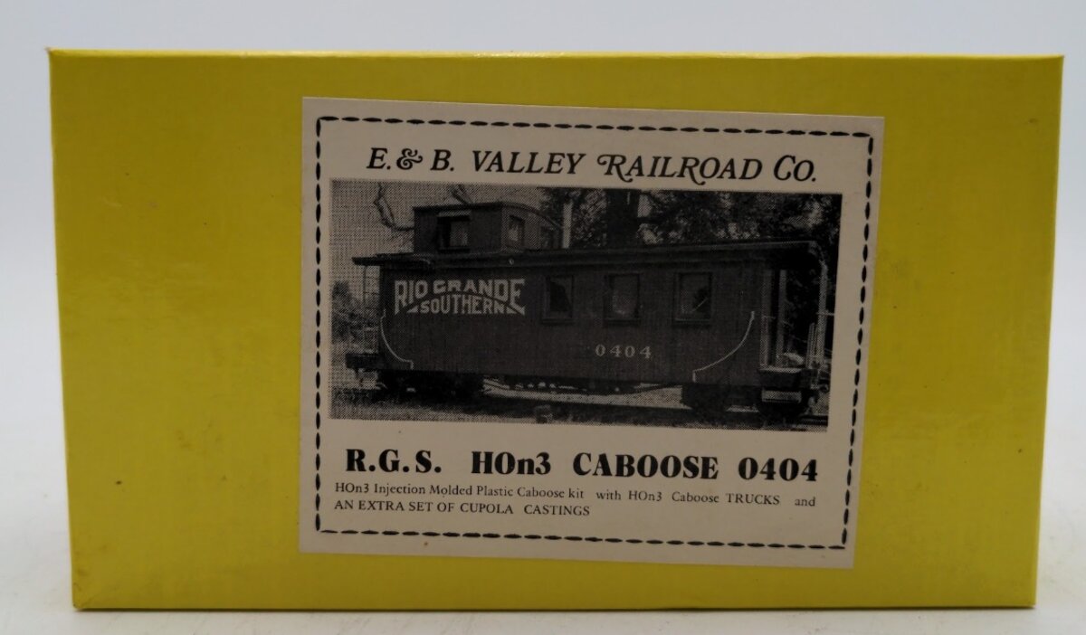 E&B Valley 0404 HOn3 Scale Rio Grande Southern RGS Caboose Kit