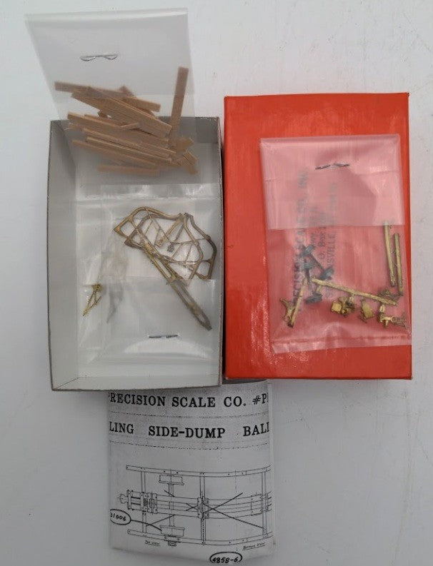 Precision Scale Co. PK-73 HOn3 Scale Side Dump Ore Car Craftsman Kit