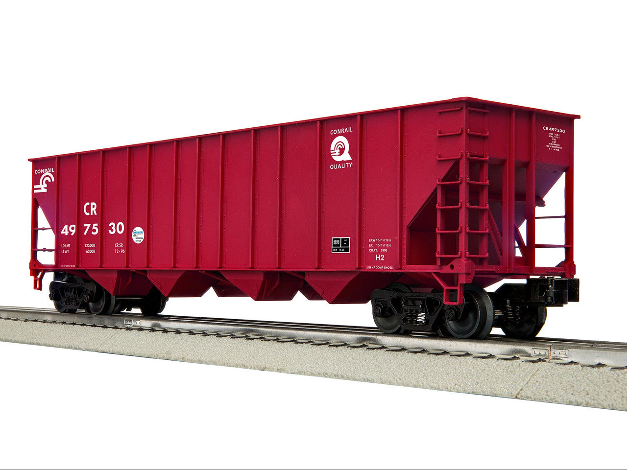 Lionel 2542269 O Conrail 4-Bay Hopper #497530