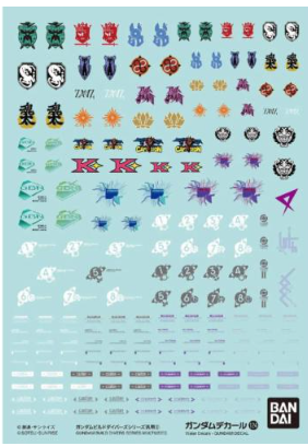 Bandai 2578993 GD-124 Gundam Build Divers Series Multiuse Decal