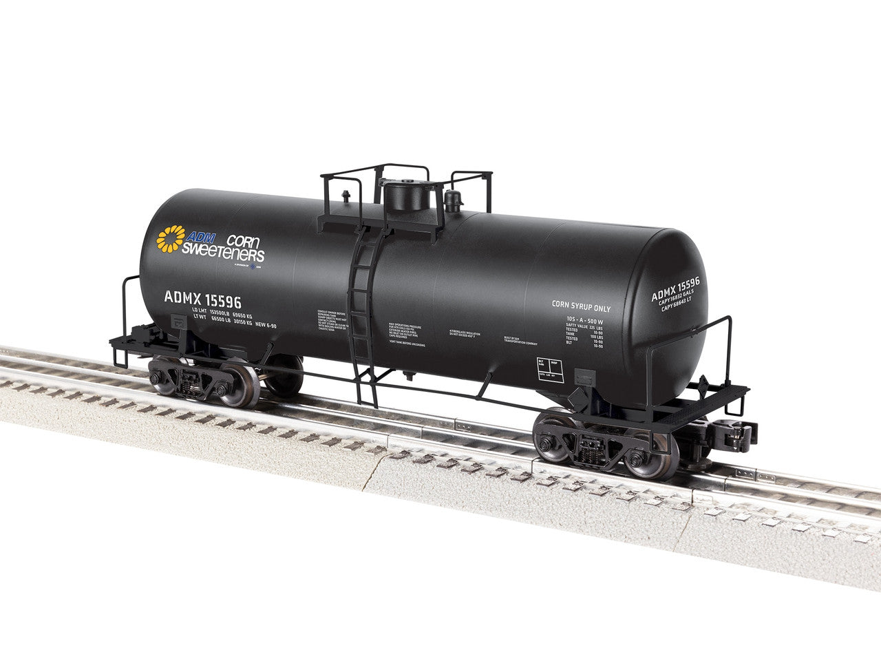Lionel 2542362 O ADM 40' Tank Car #15596