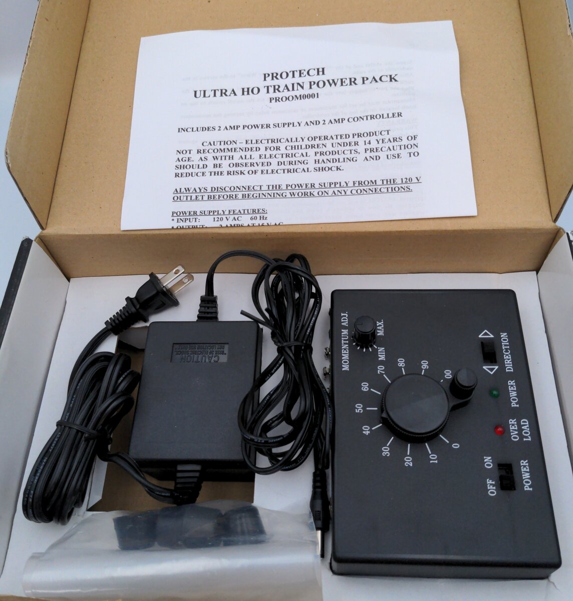Protech PROOM0001 HO Ultra Train Power Pack