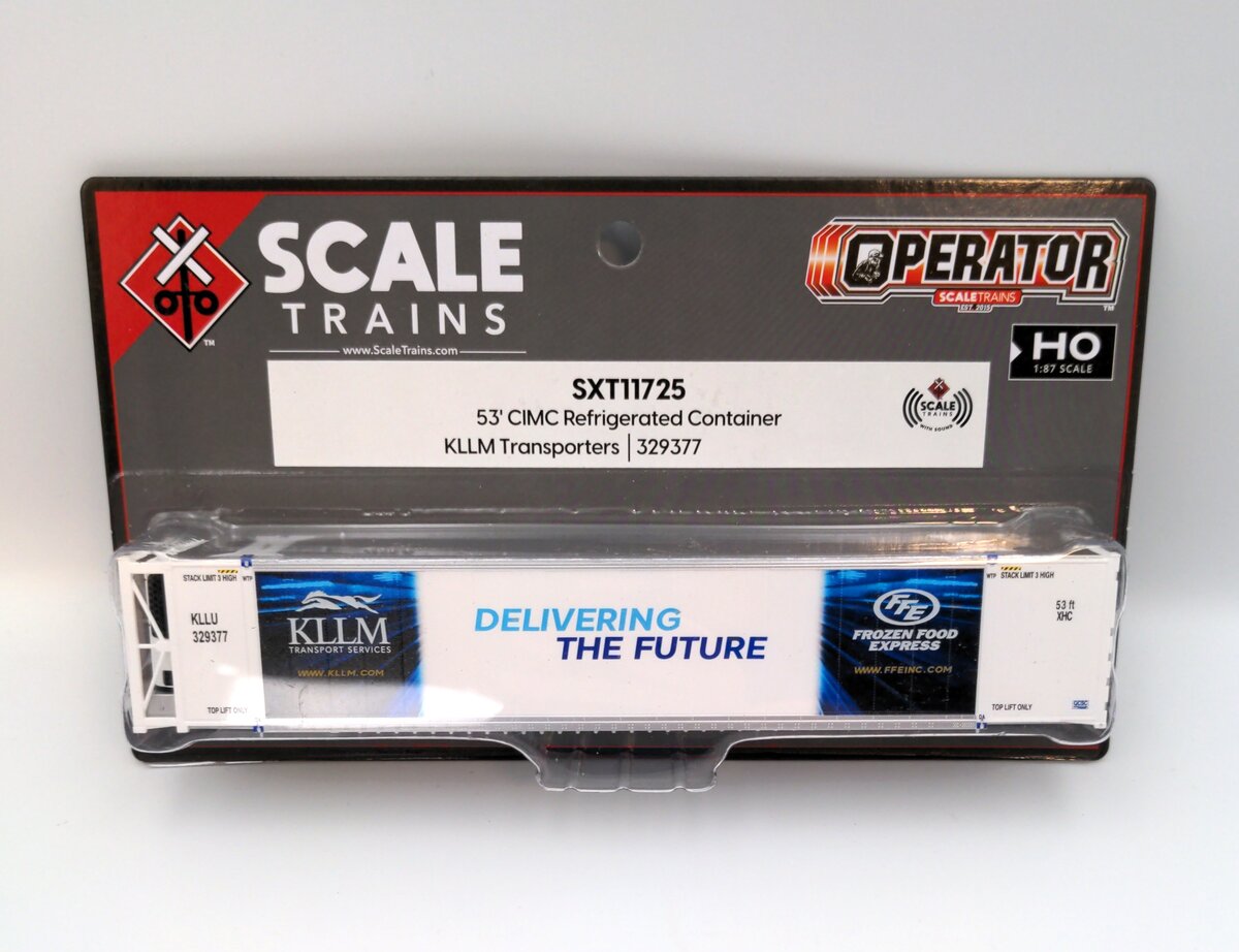 Scale Trains SXT11725 HO CIMC 53' Reefer Container KLLM Transporters #329377