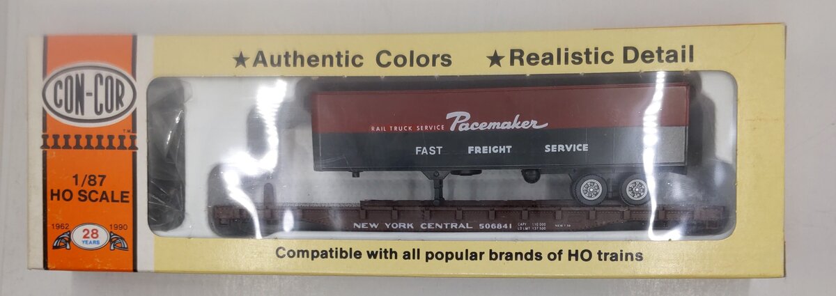 Con-Cor 0001-9159 HO Scale 54' TOFC Kit New York Central Flat/Trailer