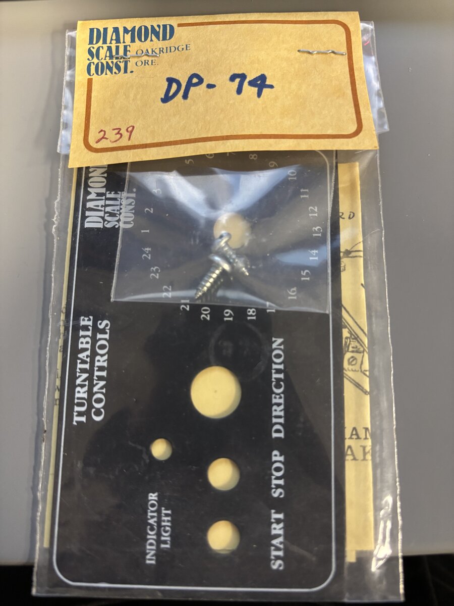 Diamond Scale DP-74 Index Control Panel NIP