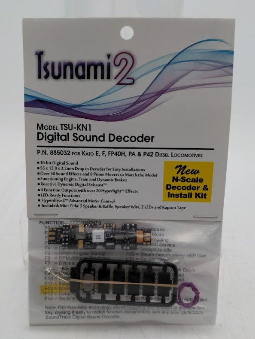 SoundTraxx 885032 N Scale Model TSU-KN1 Digital Sound Decoder