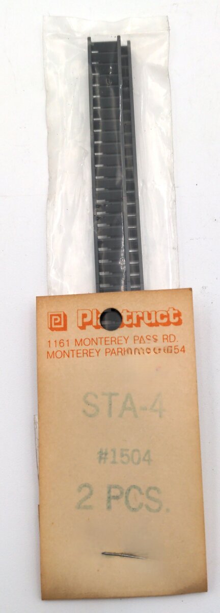 Plastruct #1504 STA-4 Stair 2 Pcs