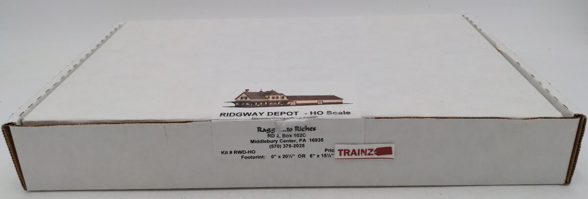 Raggs to Riches RWD-HO HO Scale Ridgway Depot Building Kit