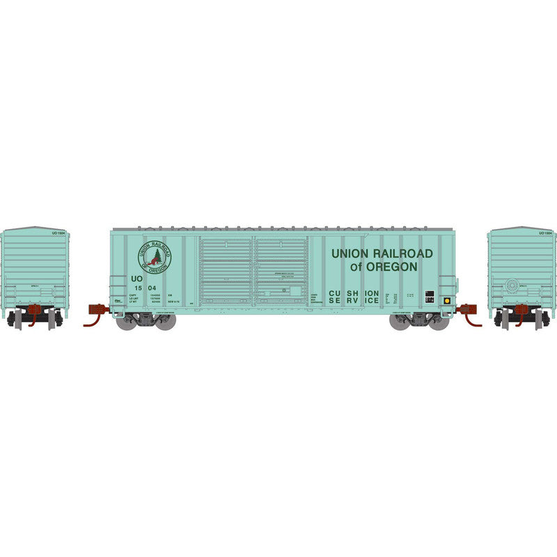 Athearn ATH-1763 N UO 50' FMC DD Offset Box Car #1504
