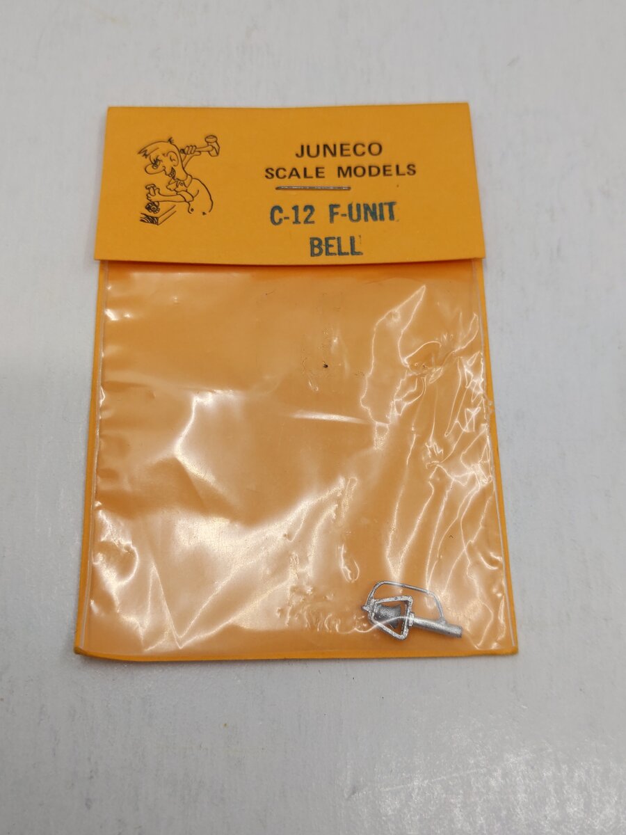 Juneco Scale Models C-12 HO Scale Metal Casting F-Unit Bell