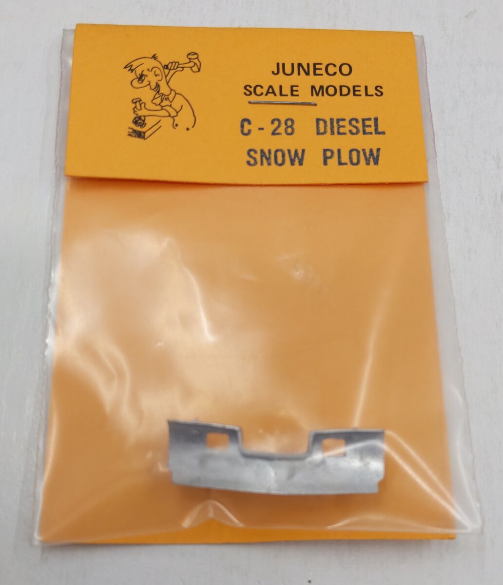 Juneco Scale Models C-28 HO Metal Casting Diesel Snow Plow