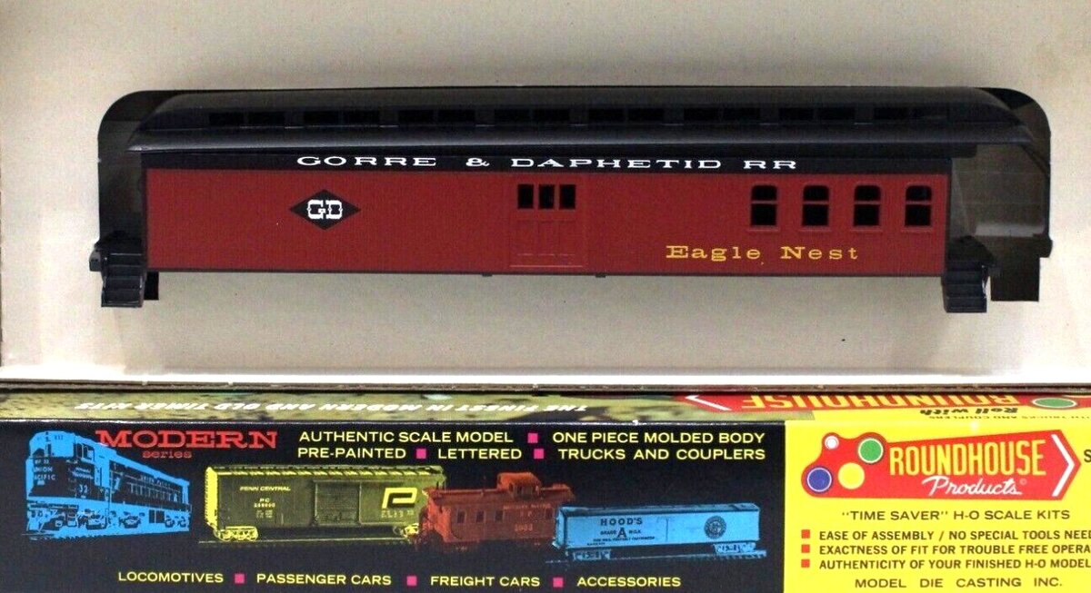 Roundhouse 5197 HO Gorre & Daphetid 50' Overland Combination Eagle Nest Car Kit