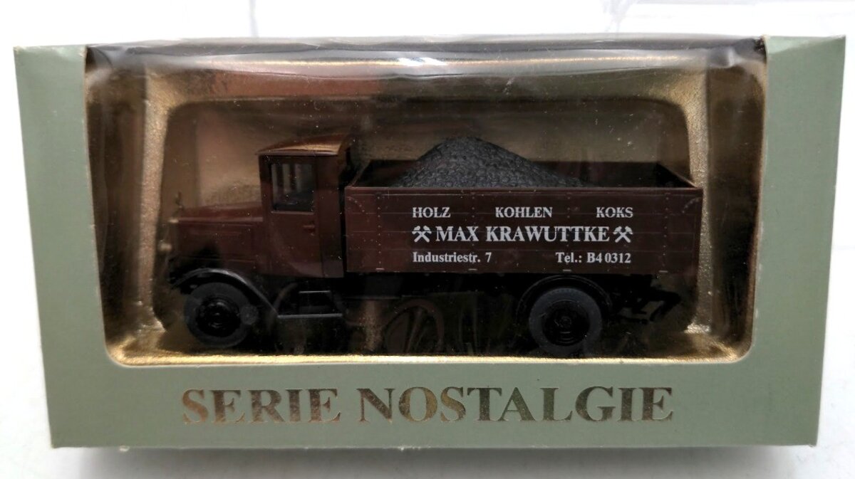 Roskopf 1007 HO Scale Serie Nostalgie Delivery Truck Mercedes 1931 Max Krawuttke