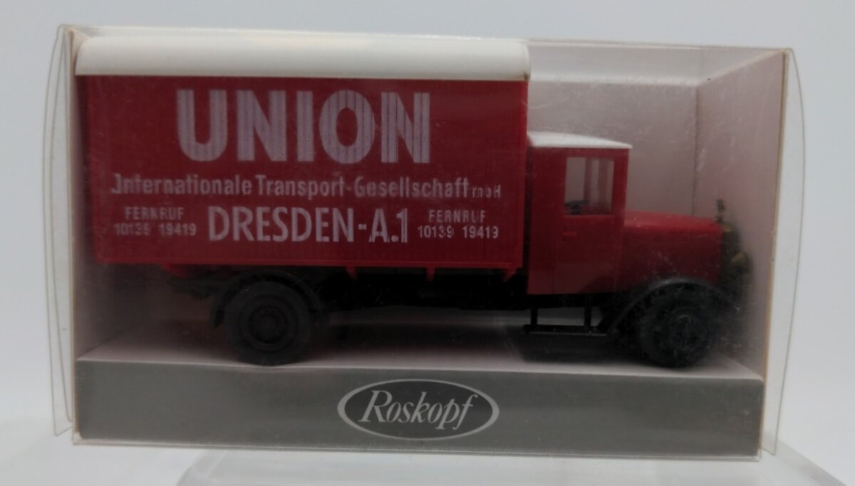 Roskopf 352 1:87 Scale Union Old Time Delivery Truck Mercedes Benz L5