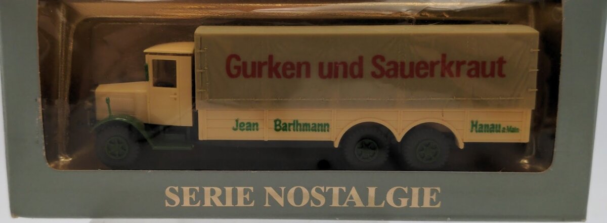 Roskopf 1015 1:87 Gurken & Sauerkraut Old Timer 3 Axles 1929 Mercedes N56 Truck
