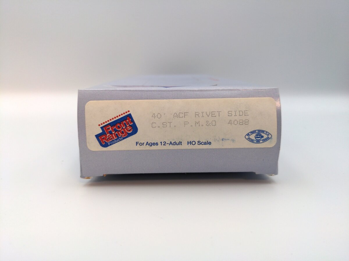 Front Range 4088 HO 40' ACF Rivet Side CSTPM&O Boxcar Kit