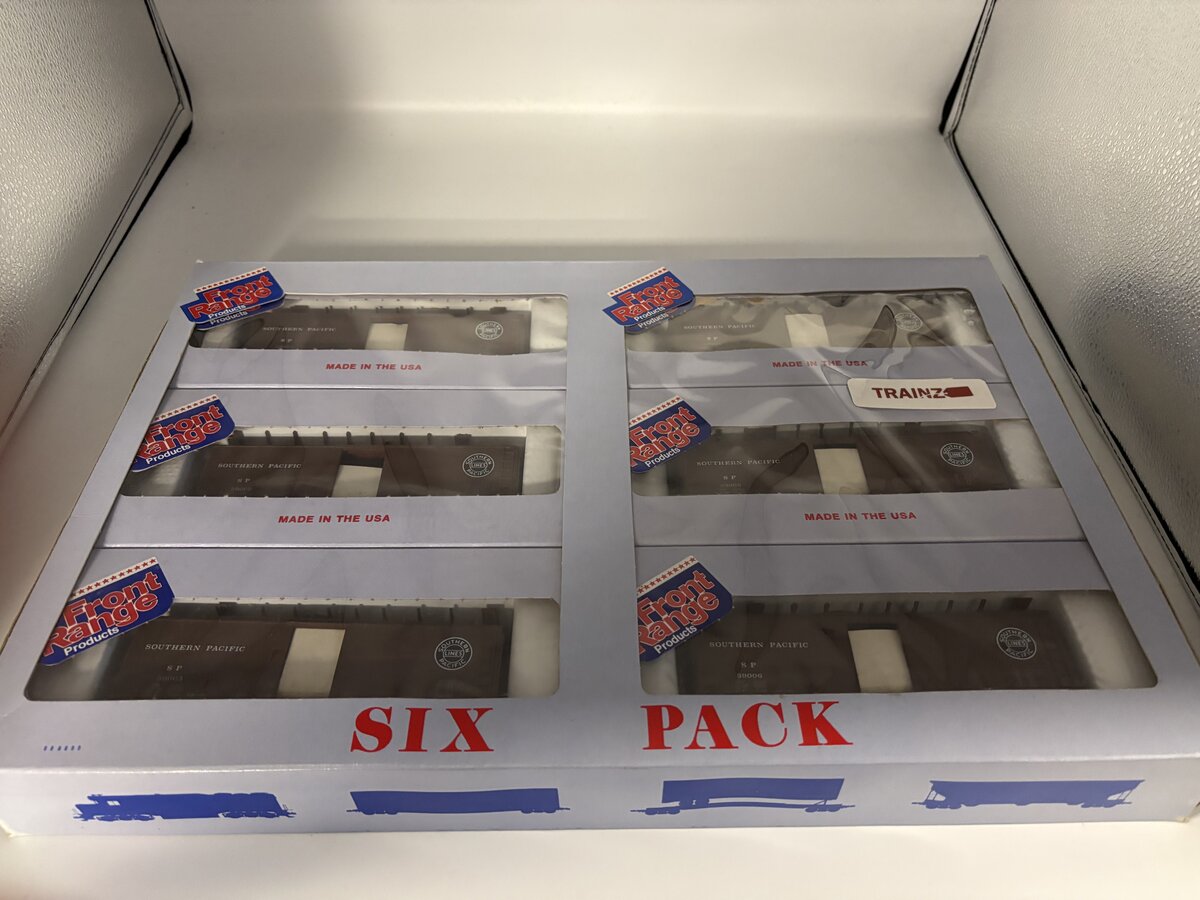 Front Range 4604140' HO 1 Pc. Boxcar Southern Pacific (Box of 6)