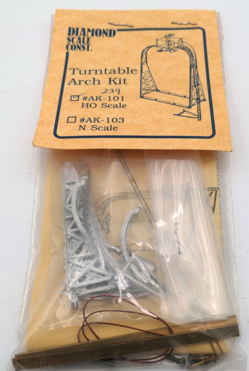 Diamond Scale AK-101 HO Turntable Arch Kit