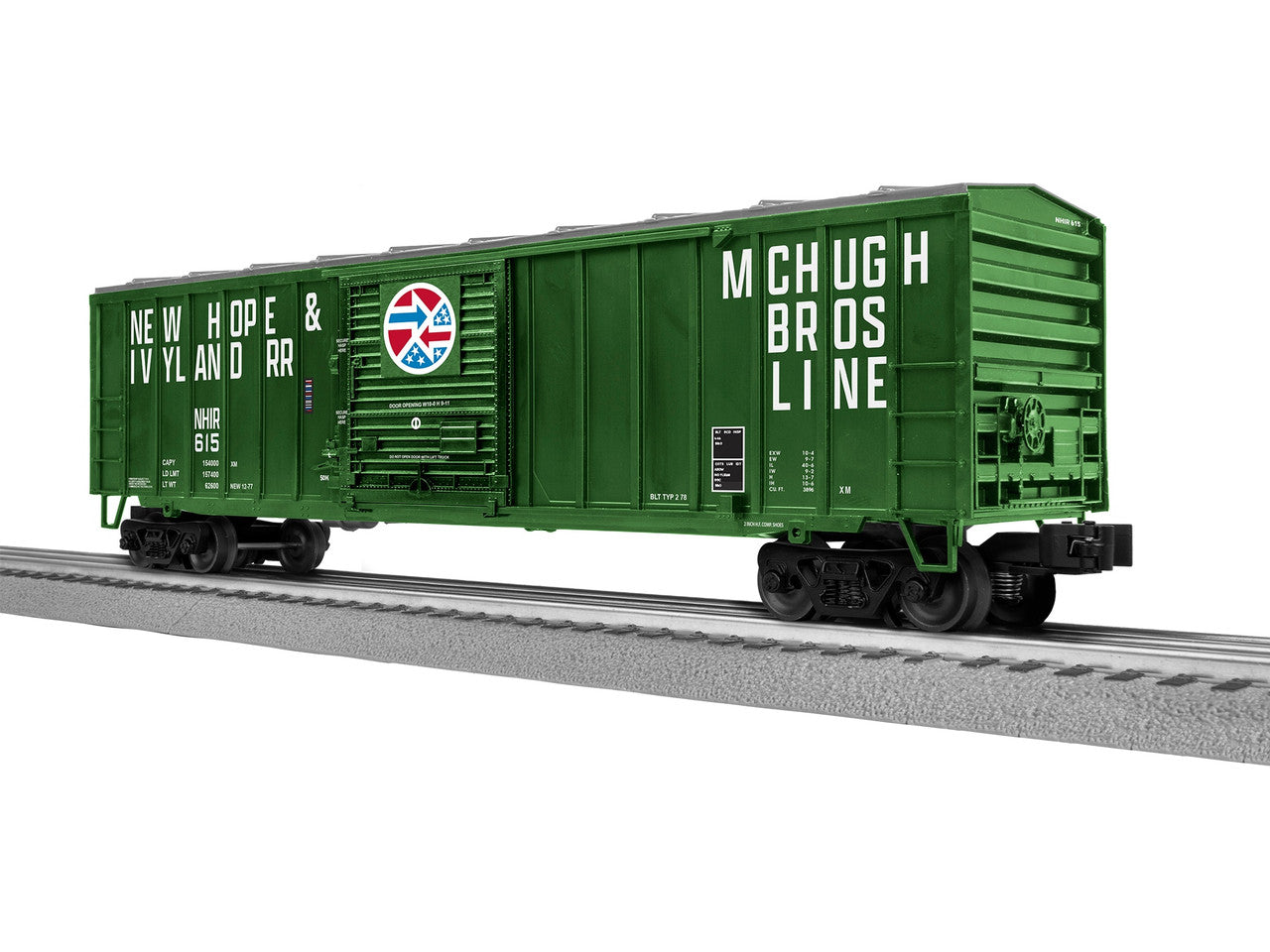 Lionel 2542330 O New Hope & Ivyland ACF 50' Boxcar #615