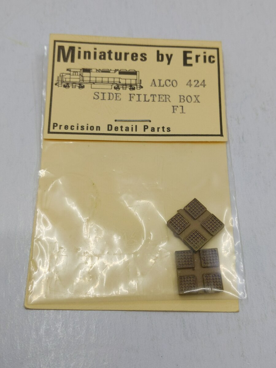 Miniatures By Eric F1 HO Scale Brass Alco 424 Side Filter Box