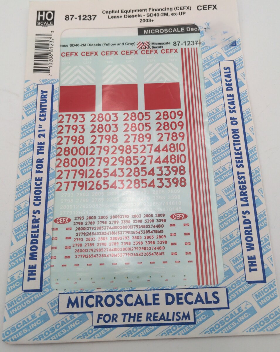 Microscale 87-1237 Capital Equipment Financing Lease Diesels