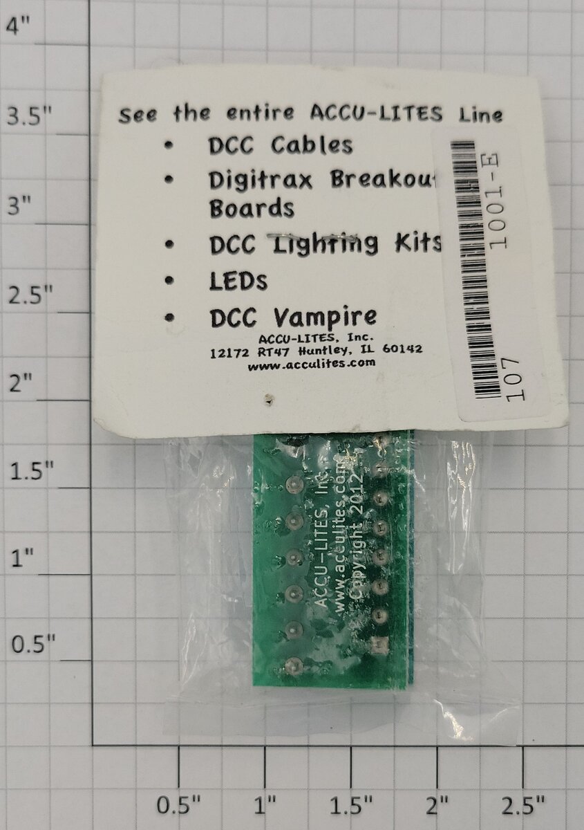 Accu-Lites 1006 Snaps! V2.0 EZ Tortoise Switch Connector PCB Circuit Board