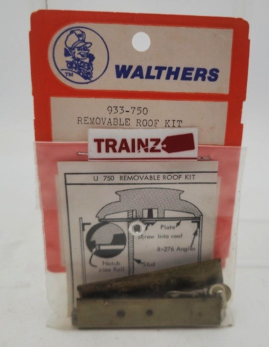 Walthers 933-750 O Scale U 750 Removeable Roof Kit