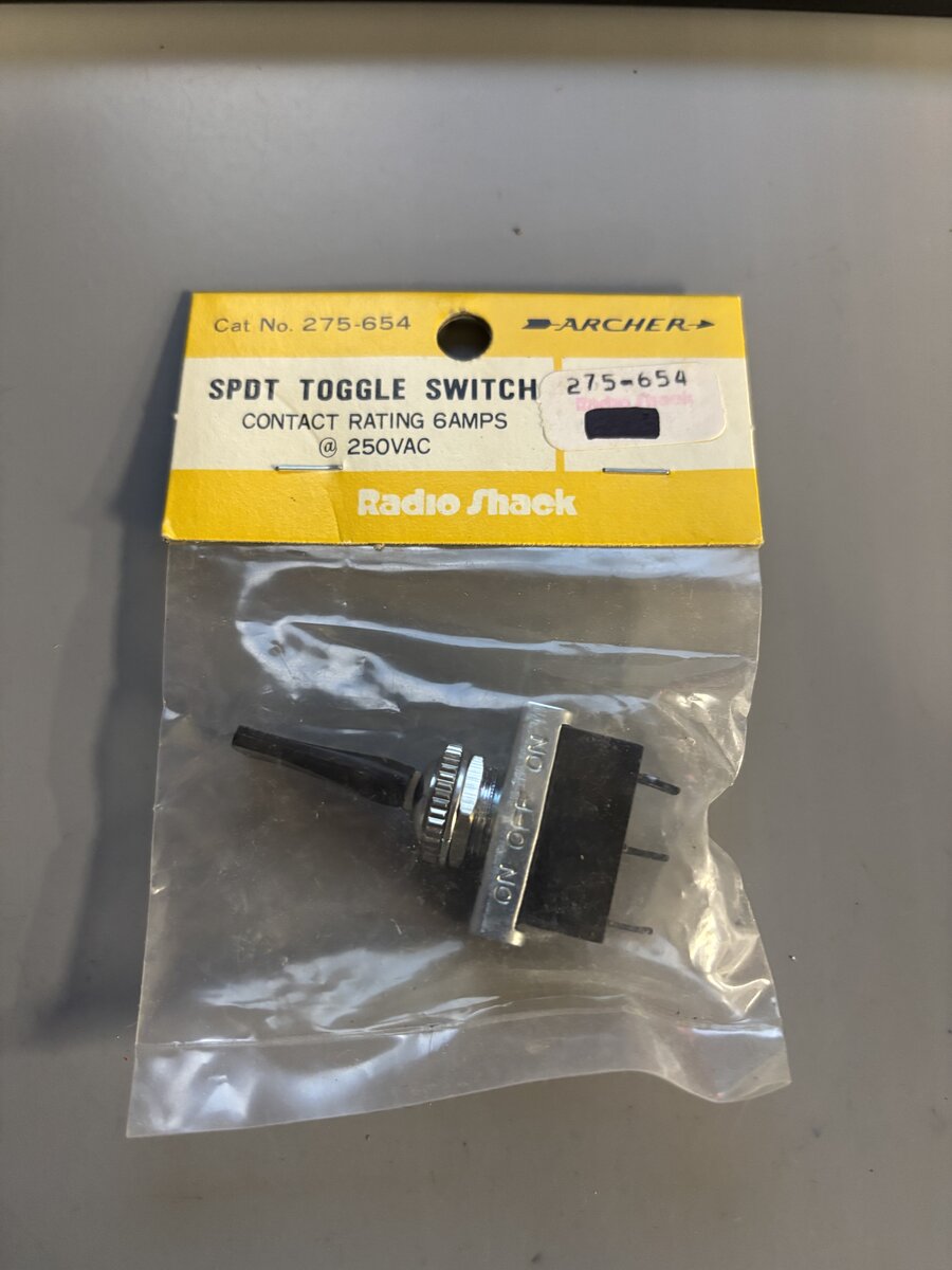 Archer 275-654 SPDT Toggle Switch