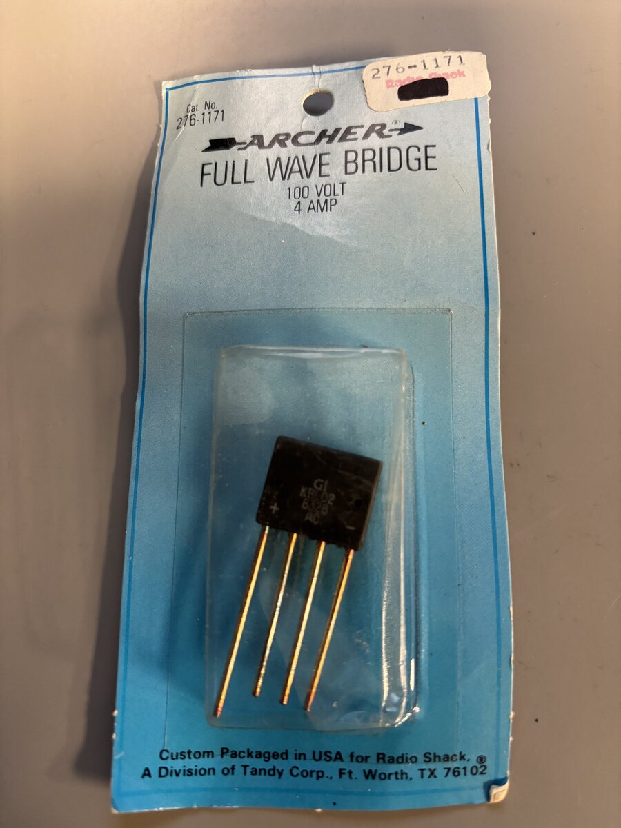 Archer 276-1171 Full Wave Bridge