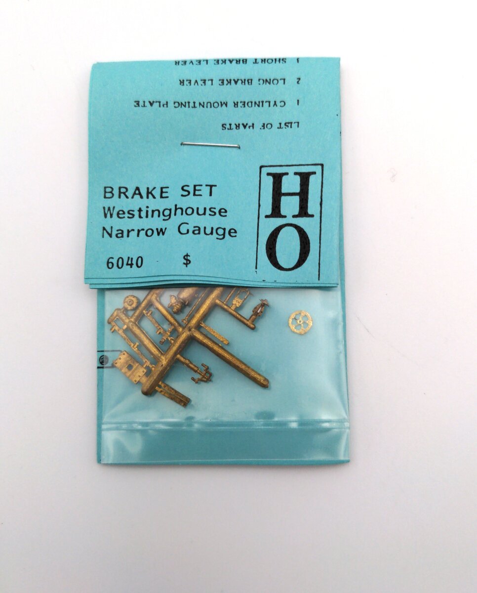 Grandt Line 6040 HO Brass Westinghouse Narrow Gauge Brake Set