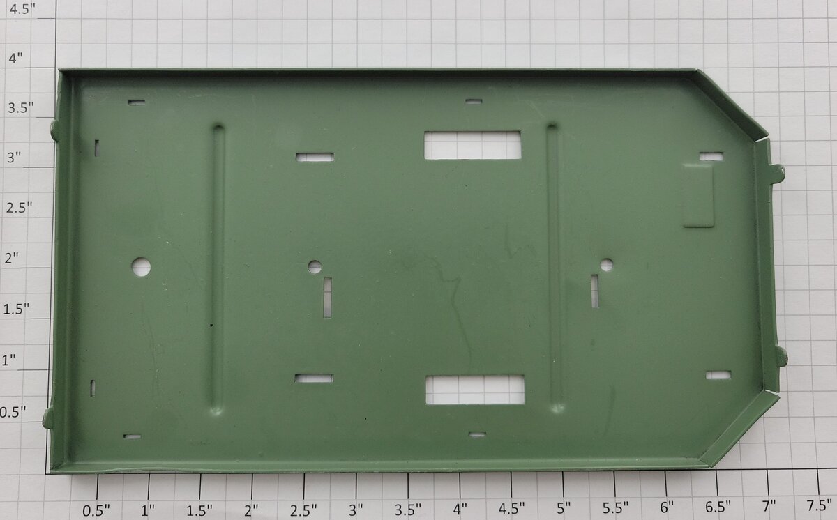 Lionel 219-68 Repainted Green Derrick Crane Cab Platform