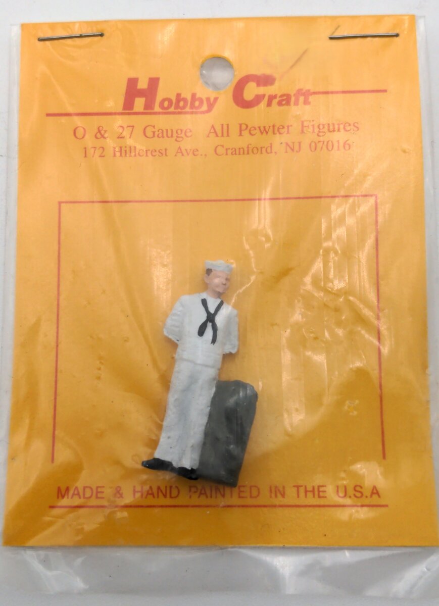 Hobby Craft 224 Sailor Standing W/Bag Pewter Figure
