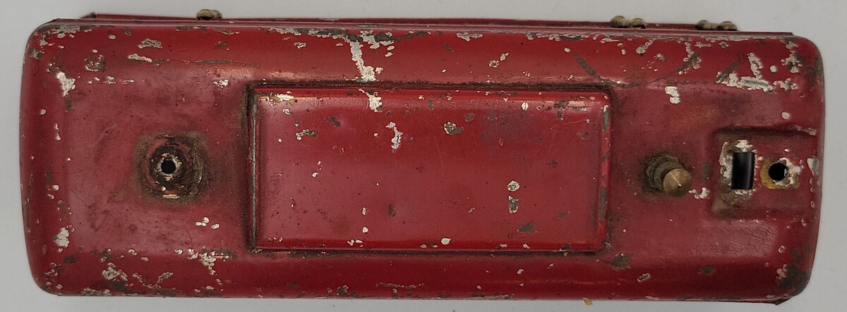 Lionel 248-1 Red Shell with Partial Brass Trim
