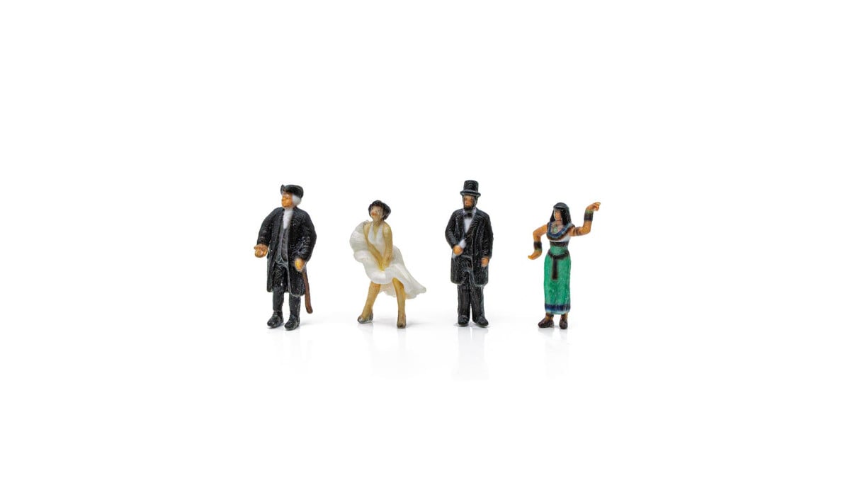 Woodland Scenics A2866 HO Historical Figures (Set of 4)