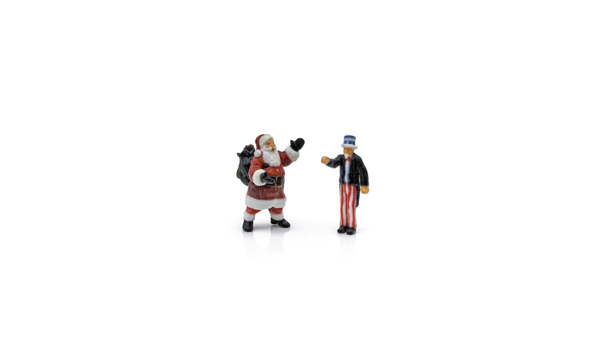 Woodland Scenics A2864 O Holiday Figures (Set of 2)