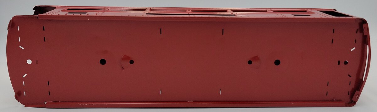 Lionel 341-1 Repainted Red Pullman Observation Car Shell